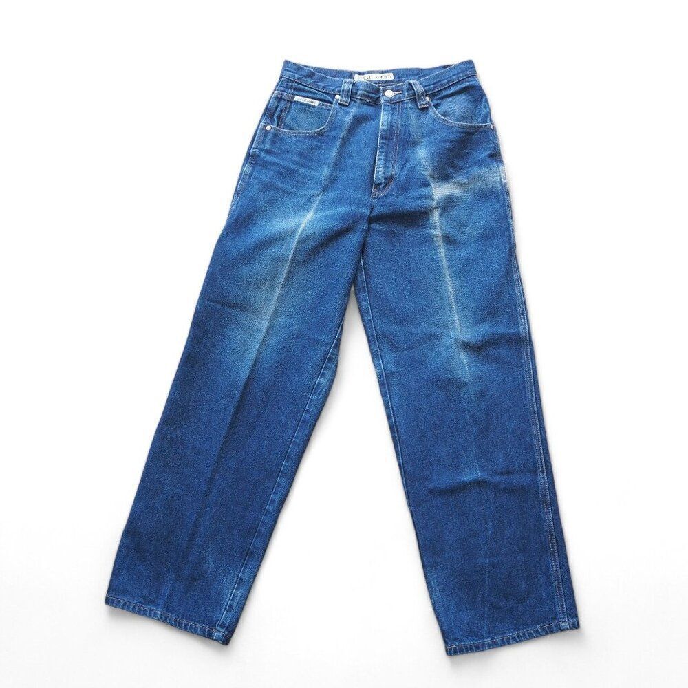 CJ Jeans‎ Vintage 90s Y2K Medium Wash Distressed Carpenter Jeans Men's 32 x 32